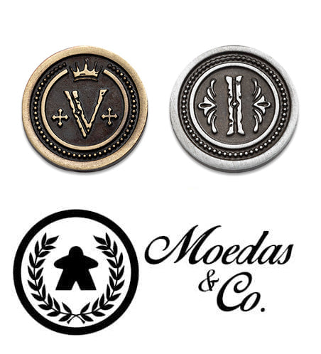 moedas de metal coup