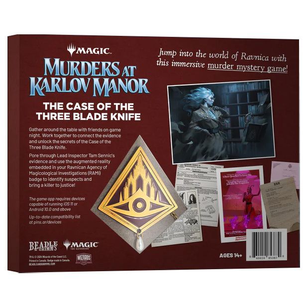 Murders at Karlov Manor: The Case of the Three Blade Knife (SEE LOW PRICE AT CHECKOUT)