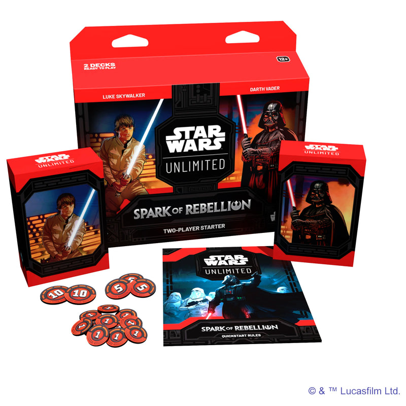 Star Wars: Unlimited - Spark of Rebellion Two-Player Starter Set (SEE LOW PRICE AT CHECKOUT)