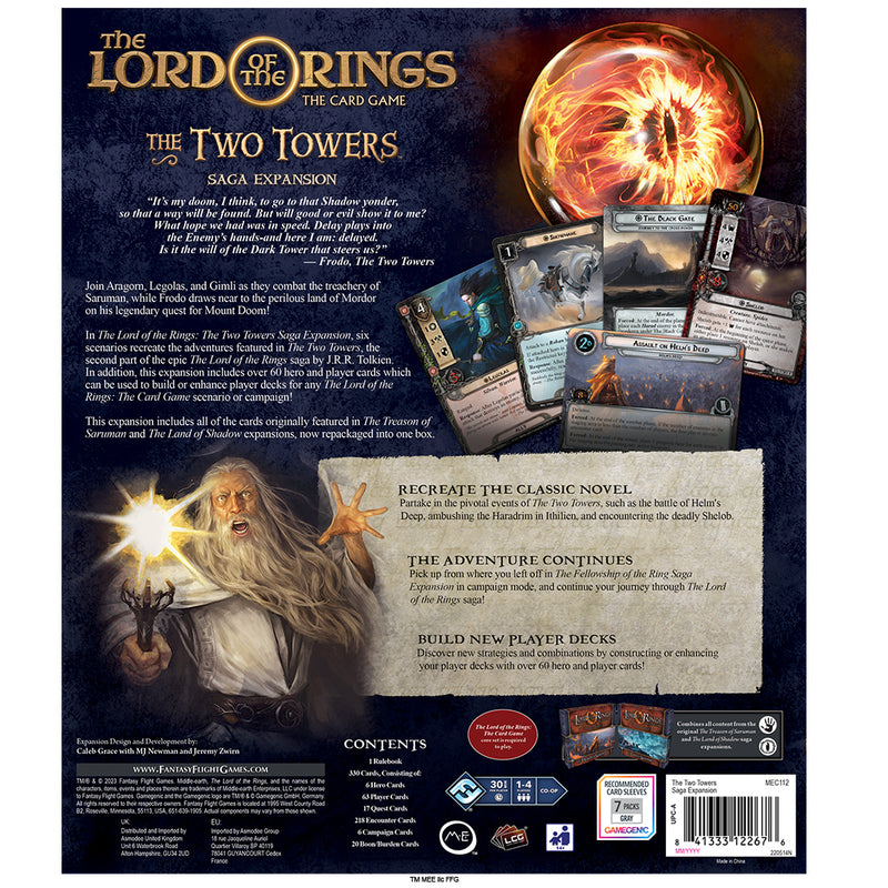 Lord of the Rings LCG: The Two Towers Saga Expansion (SEE LOW PRICE AT CHECKOUT)