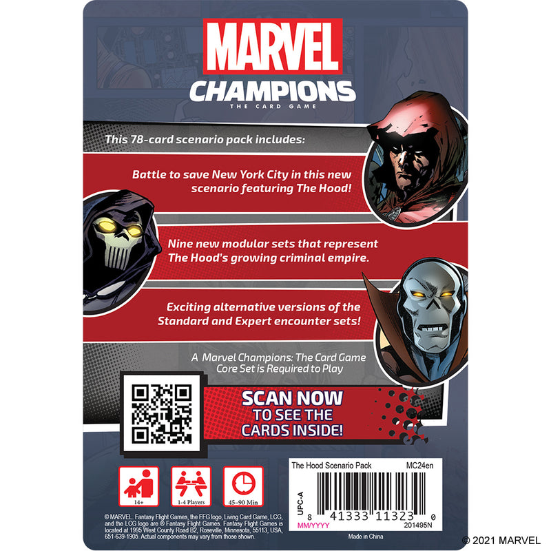 Marvel Champions LCG: The Hood Scenario Pack (SEE LOW PRICE AT CHECKOUT)