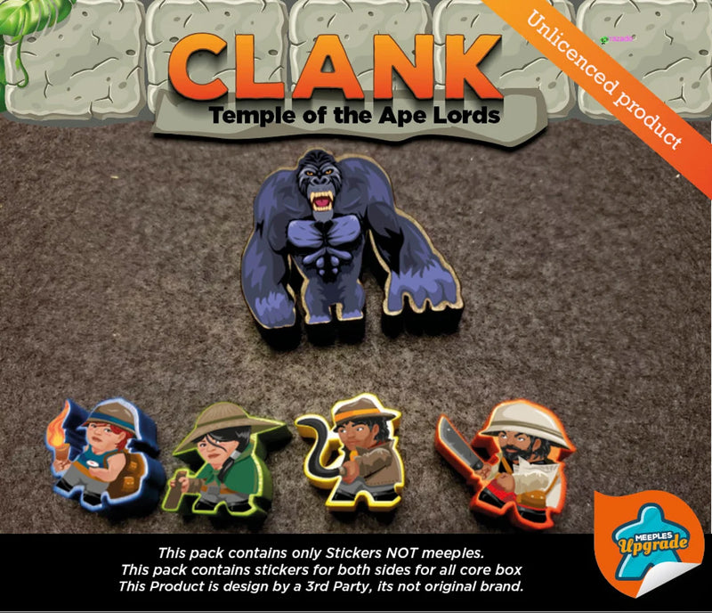 Clank!: Temple of the Ape Lord Sticker Upgrade Kit