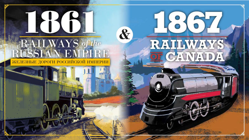 1861: Railways of the Russian Empire & 1867: Railways of Canada (SEE LOW PRICE AT CHECKOUT)