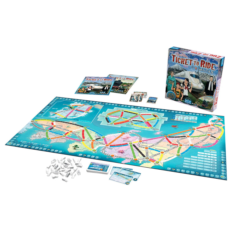 Ticket to Ride: Japan / Italty Map