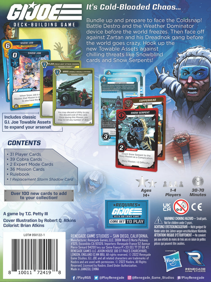 G.I. JOE: Deck-Building Game - Coldsnap Expansion