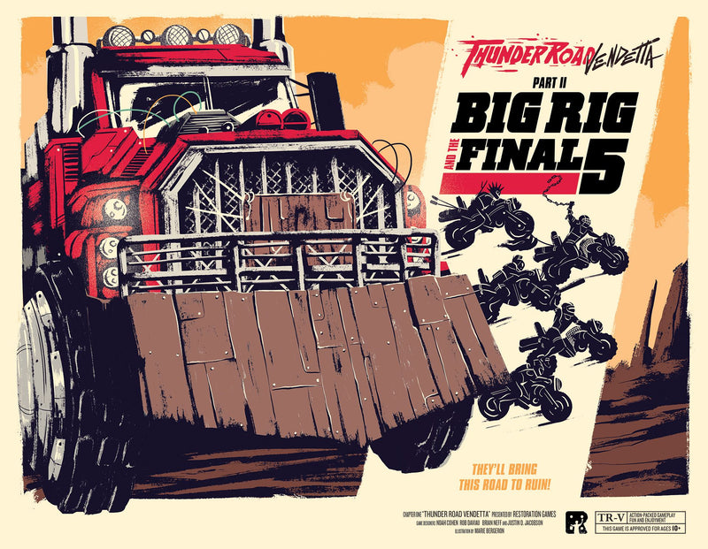 Thunder Road: Vendetta - Big Rig & Final Five Expansion (SEE LOW PRICE AT CHECKOUT)