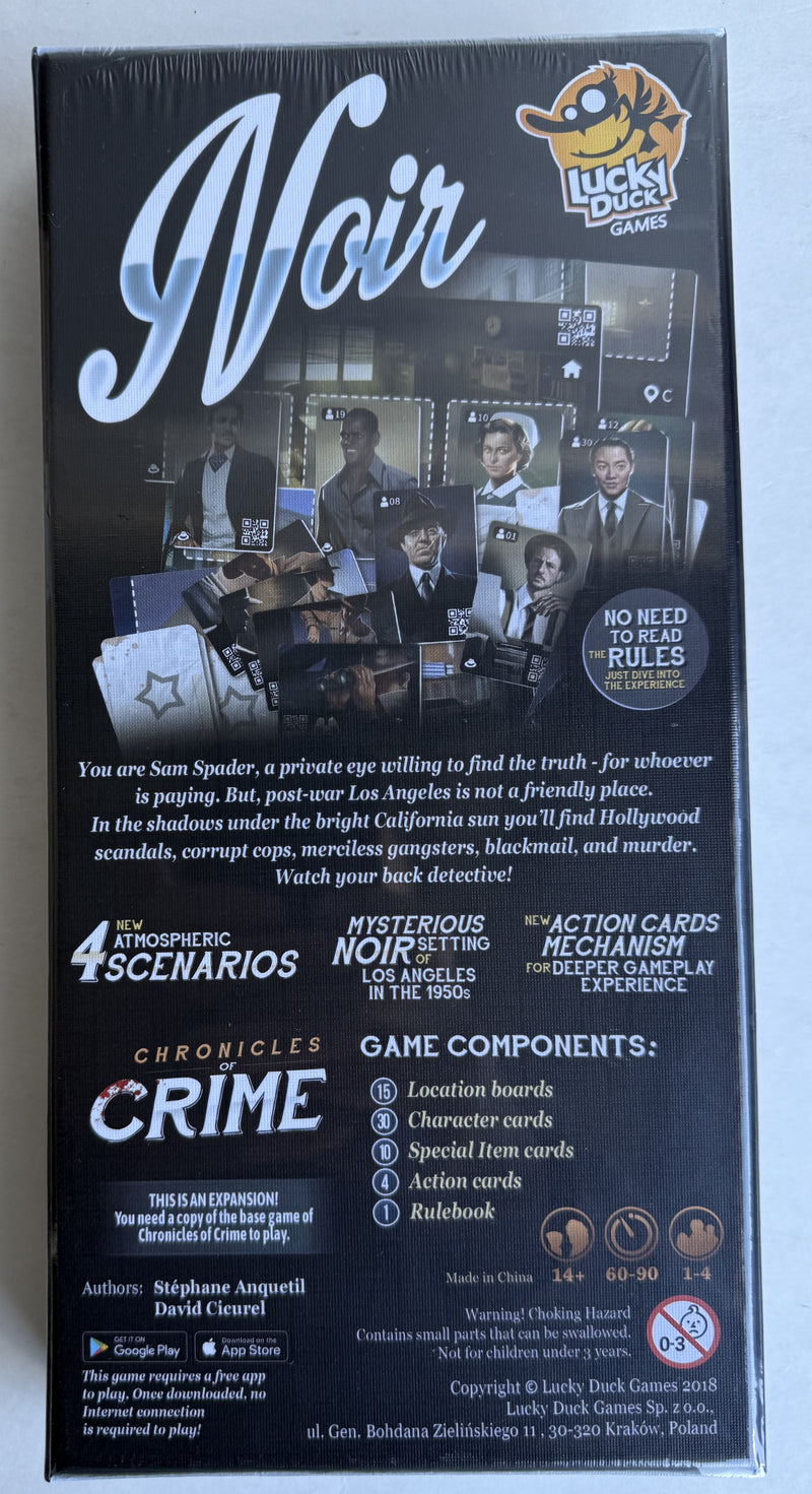 Chronicles of Crime: Noir (DING/DENTED COPY)