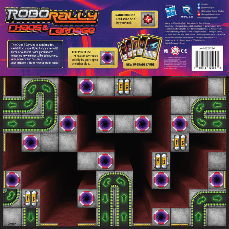 Robo Rally: Chaos & Carnage Expansion (SEE LOW PRICE AT CHECKOUT)