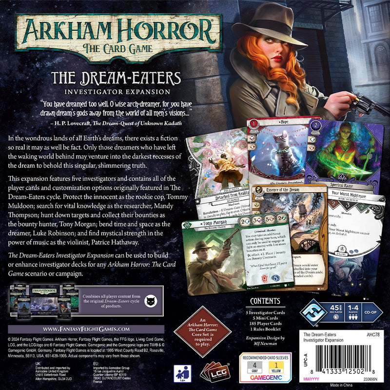 Arkham Horror LCG: The Dream-Eaters Investigator Expansion (SEE LOW PRICE AT CHECKOUT)