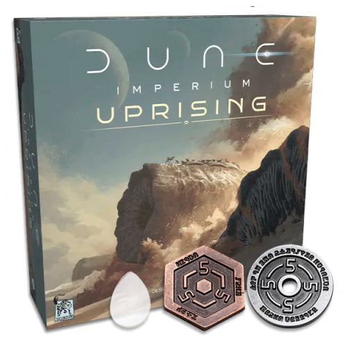 Dune: Imperium Uprising (Add-On Set) Metal Coin & Water Droplet Set