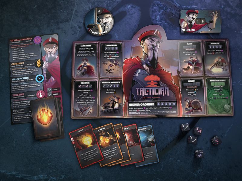 Dice Throne: Tactician vs. Huntress