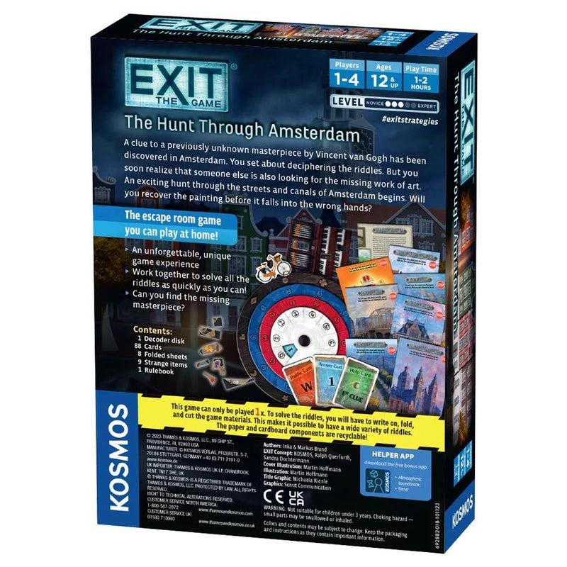 EXIT: The Hunt Through Amsterdam (SEE LOW PRICE AT CHECKOUT)