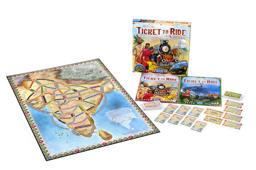 Ticket to Ride: India / Switzerland Map