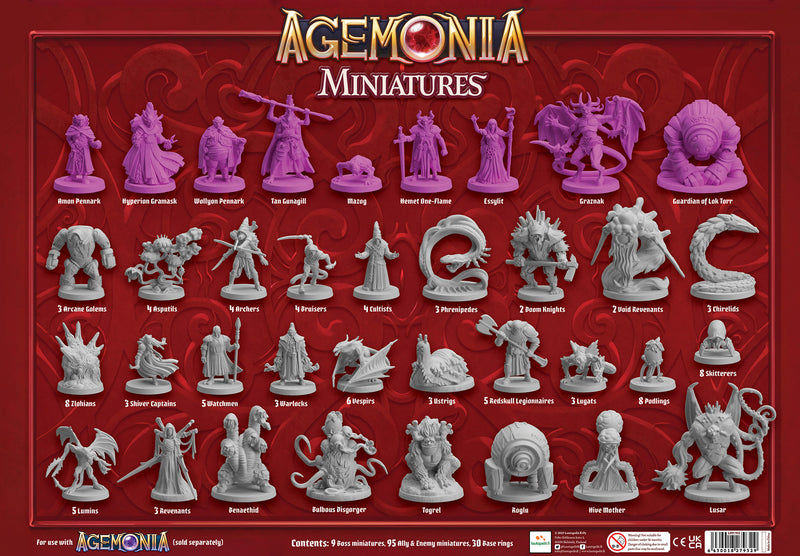 Agemonia: Miniatures Set (SEE LOW PRICE AT CHECKOUT)