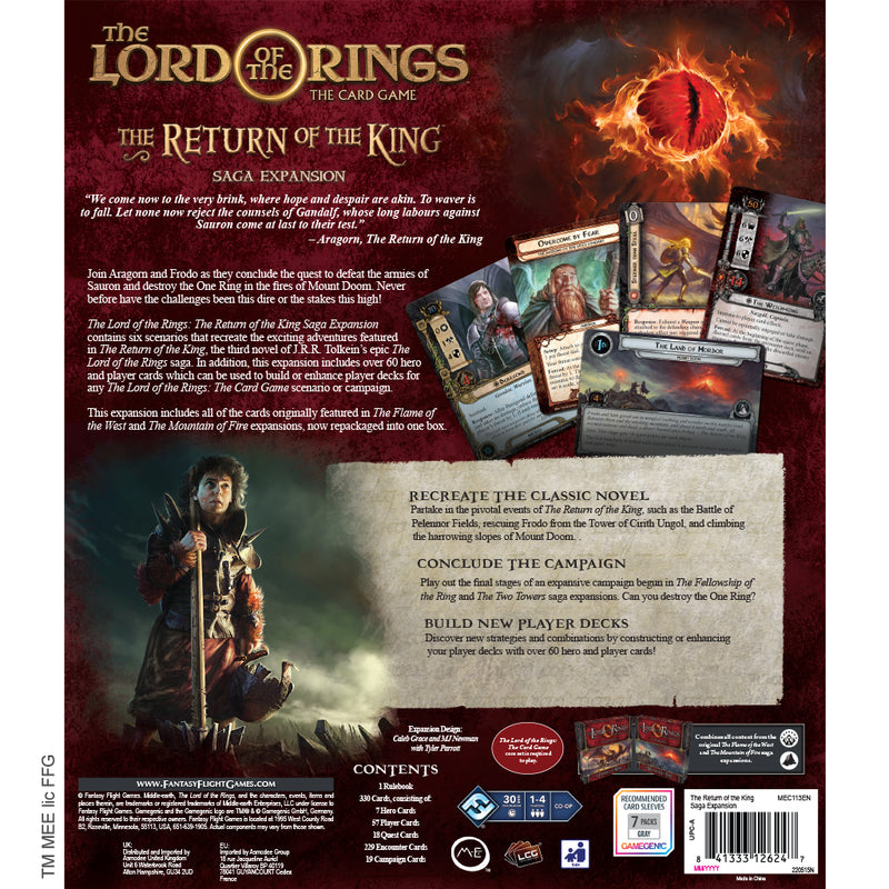 Lord of the Rings LCG: The Return of the King Saga Expansion (SEE LOW PRICE AT CHECKOUT)