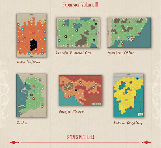 Age of Steam Deluxe Edition: Expansion Volume 3