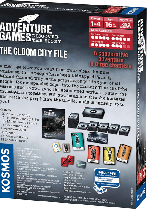 Adventure Games: The Gloom City File (SEE LOW PRICE AT CHECKOUT)