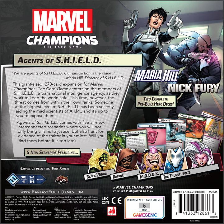 Marvel Champions LCG: Agents of S.H.I.E.LD. Expansion