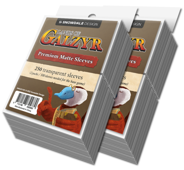 Lands of Galzyr: Sleeve Pack (500 Sleeves) (SEE LOW PRICE AT CHECKOUT)