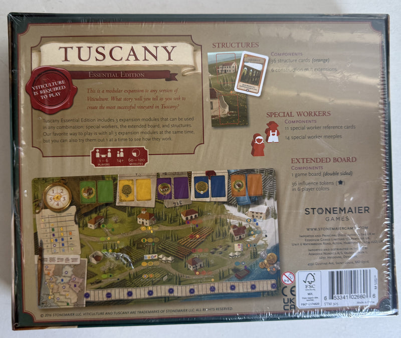 Viticulture: Tuscany Essential Edition Expansion (DING/DENTED COPY)