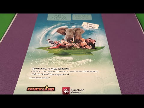 Ark Nova - Zoo Map Pack 1 Promo Ark Nova - Zoo Map Pack 1 Promo