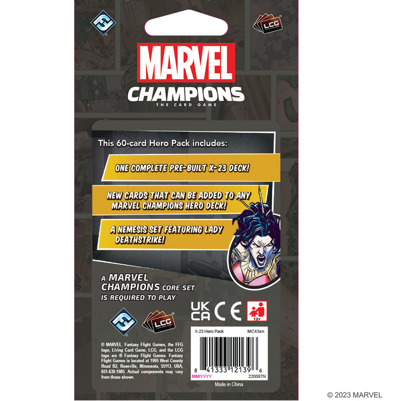 Marvel Champions LCG: X-23 Hero Pack (SEE LOW PRICE AT CHECKOUT)