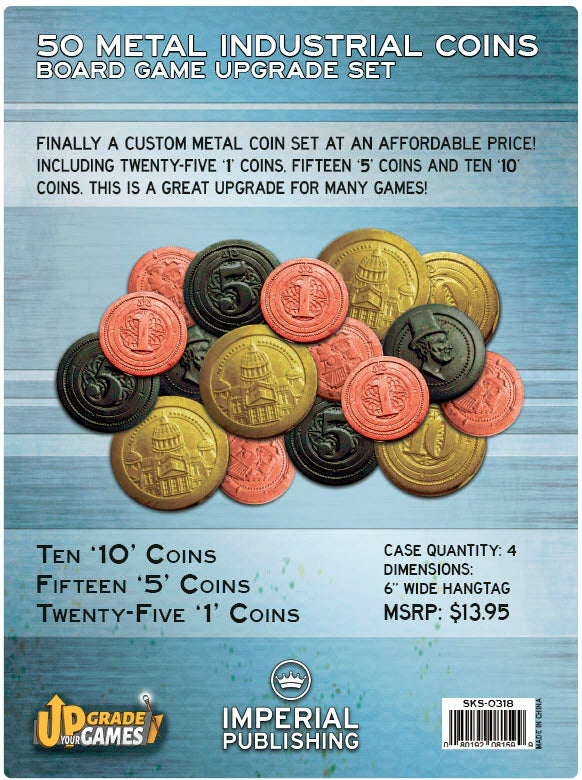 50 Metal Industrial Coin Upgrade Set (SEE LOW PRICE AT CHECKOUT)