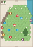 Age of Steam Deluxe: France & Poland Map