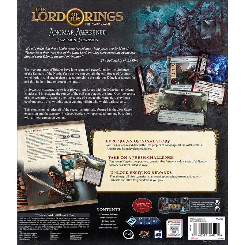 Lord of the Rings LCG: Angmar Awakened Campaign Expansion (SEE LOW PRICE AT CHECKOUT)