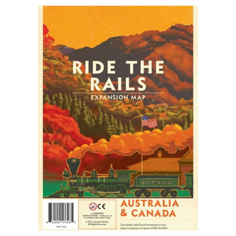 Ride the Rails: Australia & Canada Expansion Map (SEE LOW PRICE AT CHECKOUT)