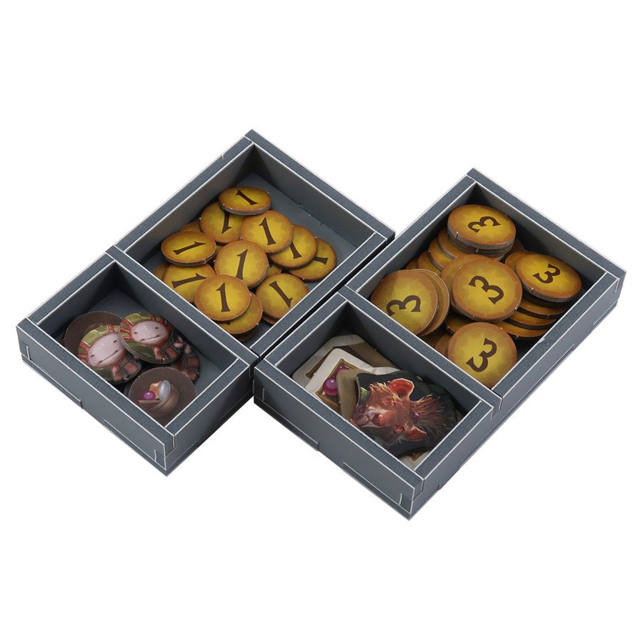 Feldherr Organizer Per Everdell - Set Di Porta Gettoni In Plastica, Topper In Schiuma, Compatibile Con Inserti Originali, Made In Germany