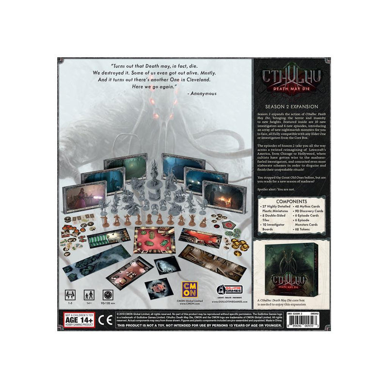 Cthulhu Death May Die: Season 2 (SEE LOW PRICE AT CHECKOUT)