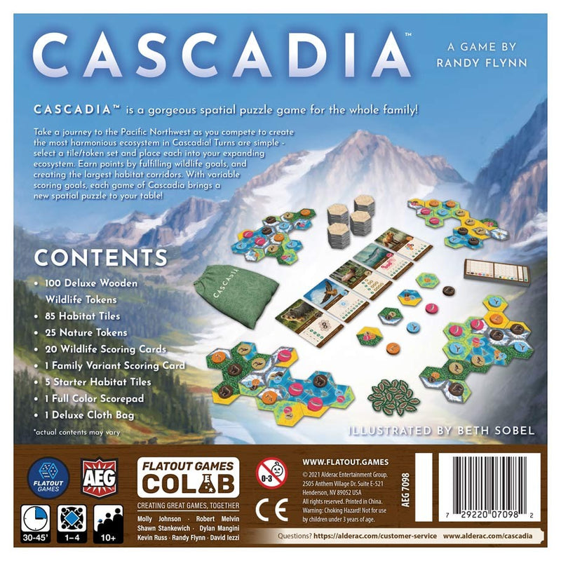 Cascadia (SEE LOW PRICE AT CHECKOUT)