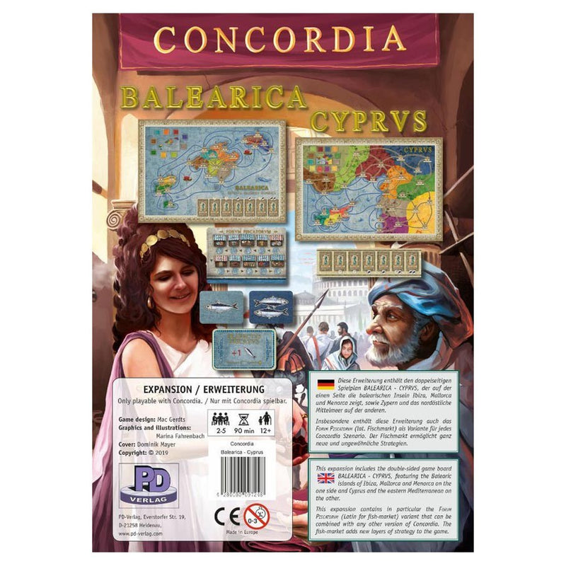 Concordia: Balearica & Cyprus Map