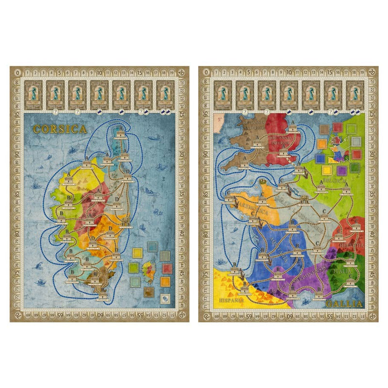 Concordia: Gallia & Corsica Map