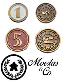 Dinosaur Island Metal Coin Set