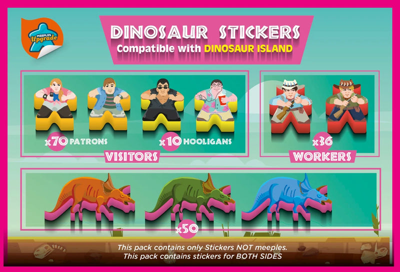 Dinosaur Island Sticker Upgrade Kit