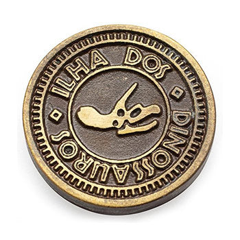 Dinosaur Island Metal Coin Set