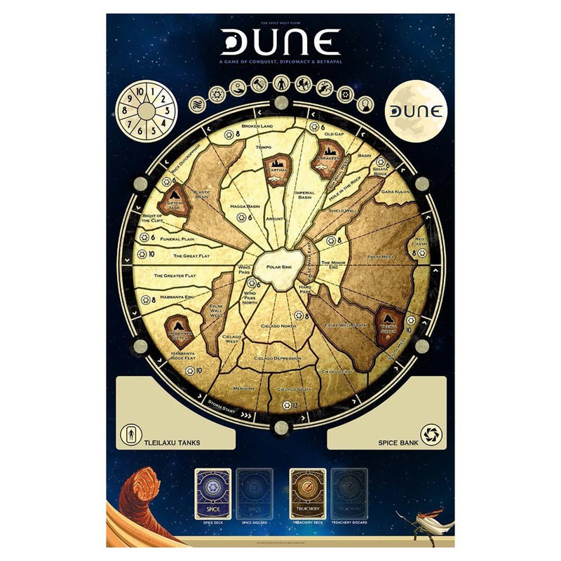 Dune: The Board Game - Game Mat