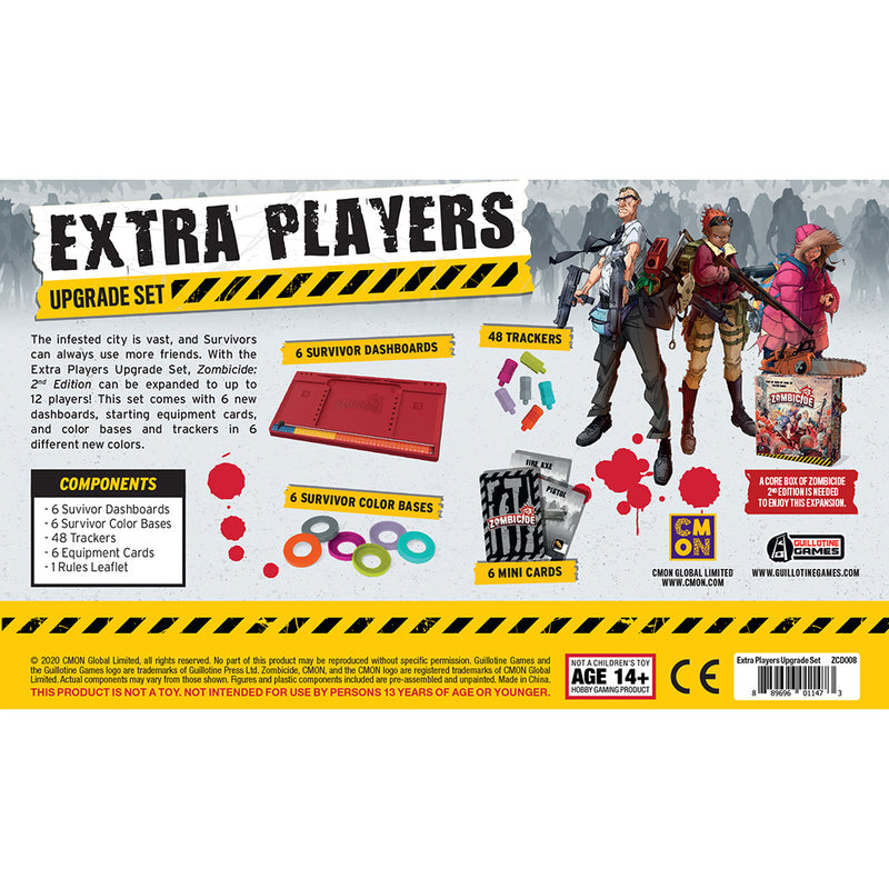 Zombicide (2nd Edition): Extra Players Upgrade (SEE LOW PRICE AT CHECKOUT)