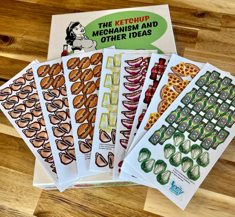 Food Chain Magnate: The Ketchup Mechanism Expansion Sticker Upgrade Kit
