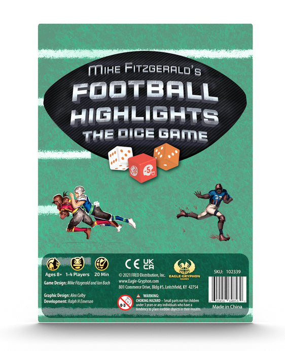 Football Highlights: The Dice Game (SEE LOW PRICE AT CHECKOUT)