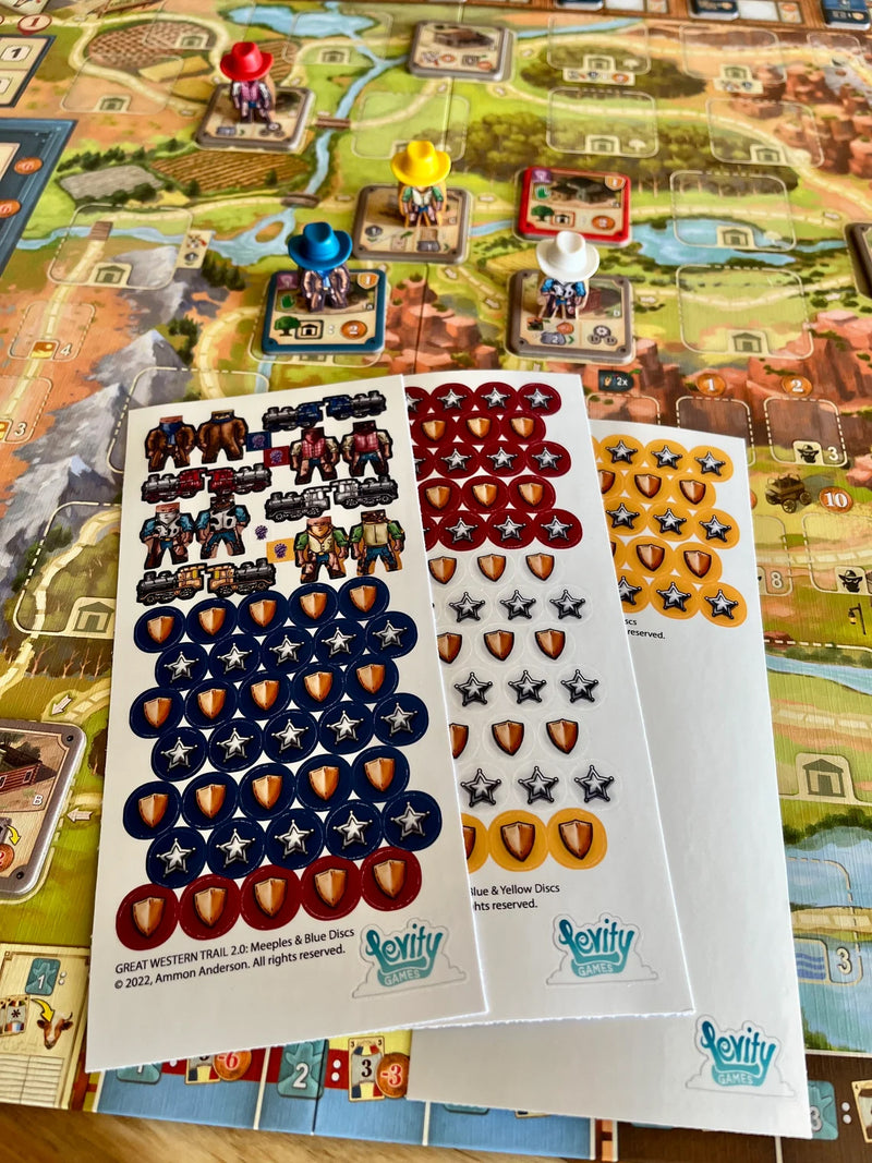 Great Western Trail (2nd Edition) Sticker Upgrade Kit Great Western Trail (2nd Edition) Sticker Upgrade Kit