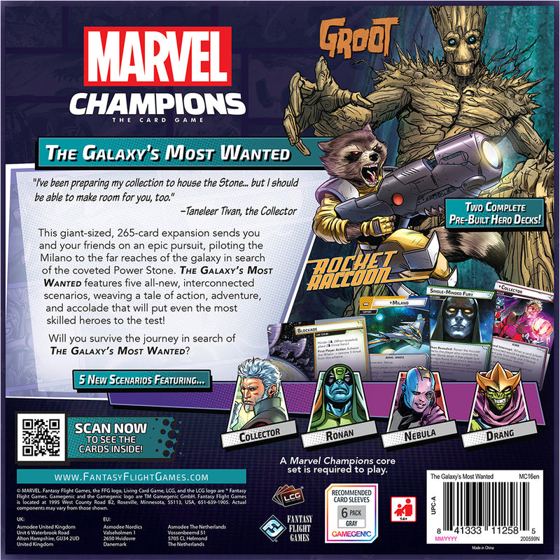 Marvel Champions LCG: The Galaxy's Most Wanted Expansion (SEE LOW PRICE AT CHECKOUT)