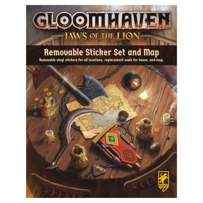 Gloomhaven: Jaws of the Lion - Removable Sticker Set (SEE LOW PRICE AT CHECKOUT)