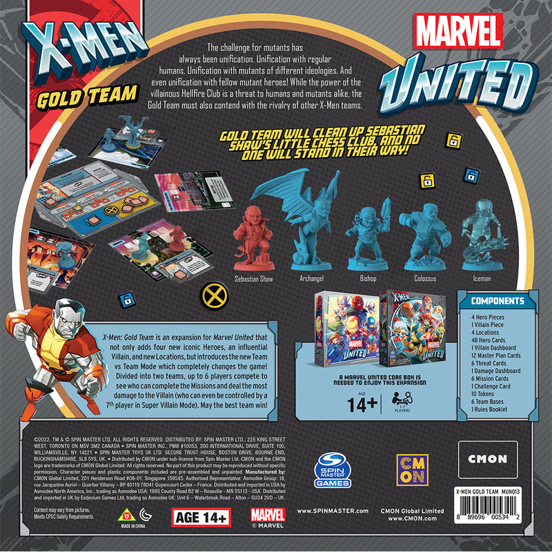 Marvel United: X-Men - Gold Team (SEE LOW PRICE AT CHECKOUT)