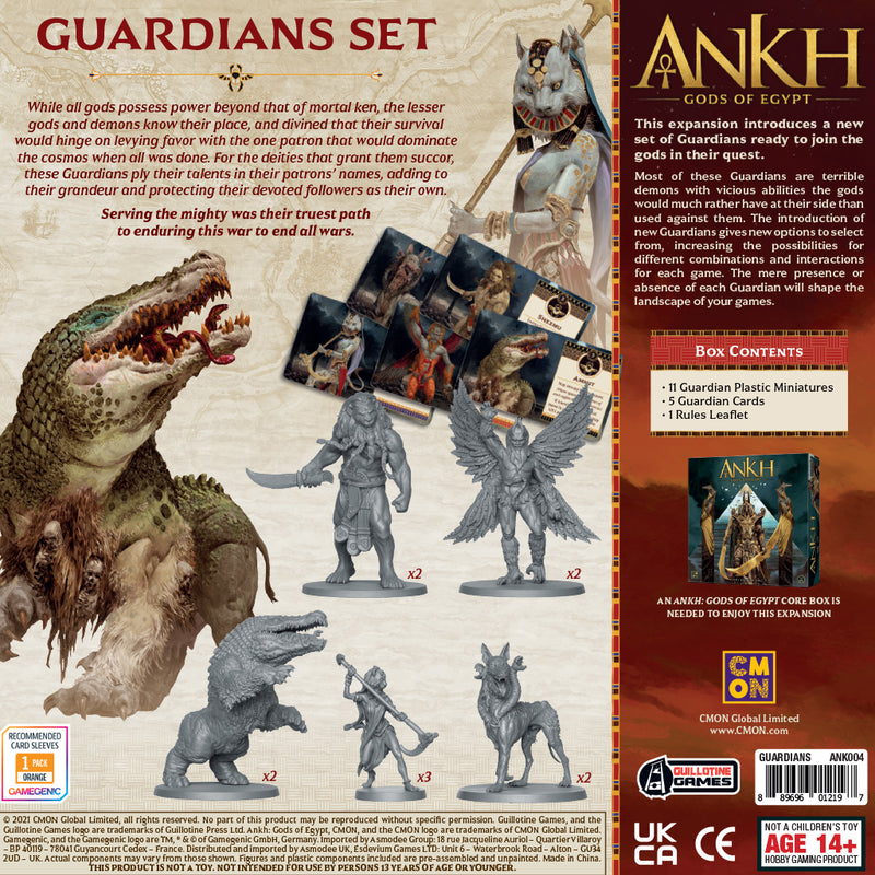 Ankh: Gods of Egypt - Guardians Set (SEE LOW PRICE AT CHECKOUT)