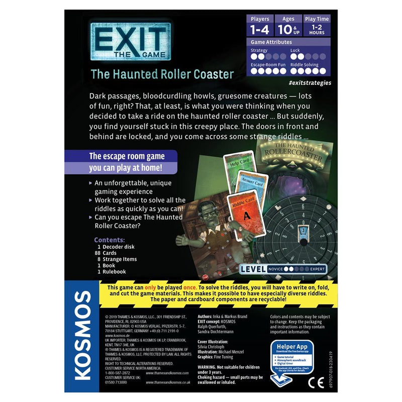 EXIT: The Haunted Roller Coaster (SEE LOW PRICE AT CHECKOUT)