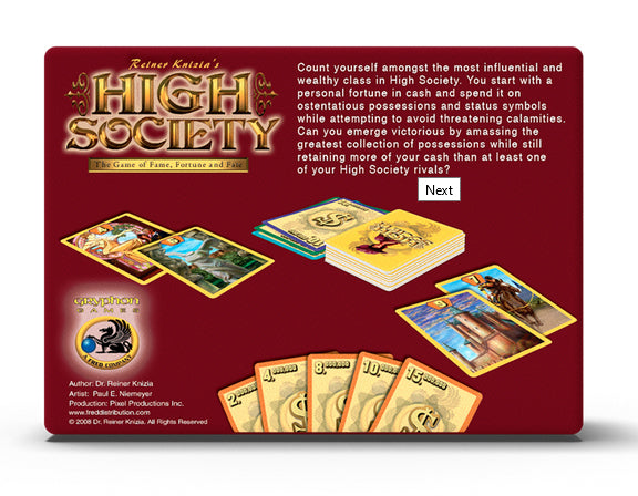 High Society Travel Edition (SEE LOW PRICE AT CHECKOUT)