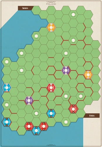 Age of Steam Deluxe: Hungary & Finland Map (SEE LOW PRICE AT CHECKOUT)